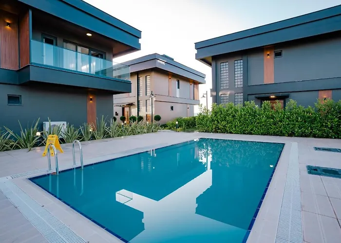 Terrace 3 Furnished Luxury Villas Trabzon