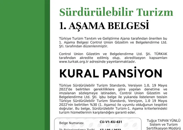 Kural Butik Pansiyon Amasra